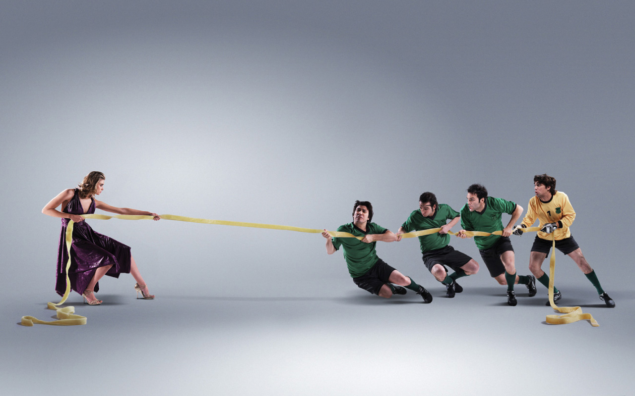 靈感躍然紙上 人物創意平面廣告設計壁紙的藝術與商業交融